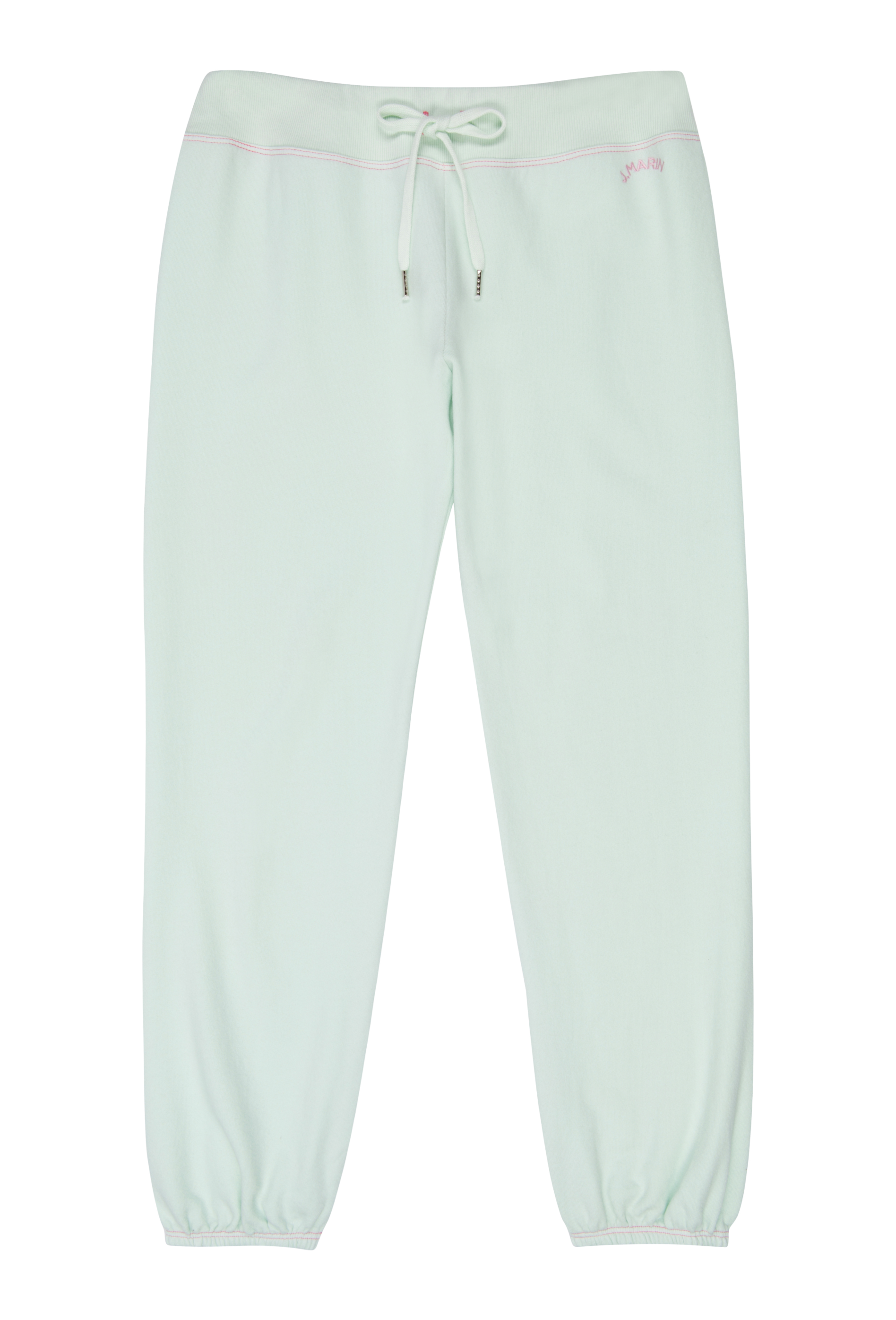 Retro Classic Cropped Organic Terry Gym Sweatpants - Aloe Green - J. Marin