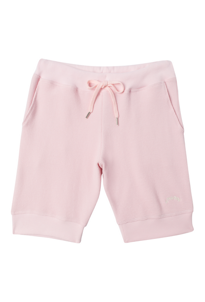 Vintage-Style Thermal Knicker Beach Shorts - Organic Cotton - Quartz Pink - J. Marin