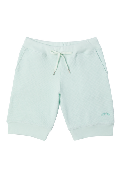 Vintage-Style Thermal Knicker Beach Shorts - Organic Cotton - Seaglass Green - J. Marin