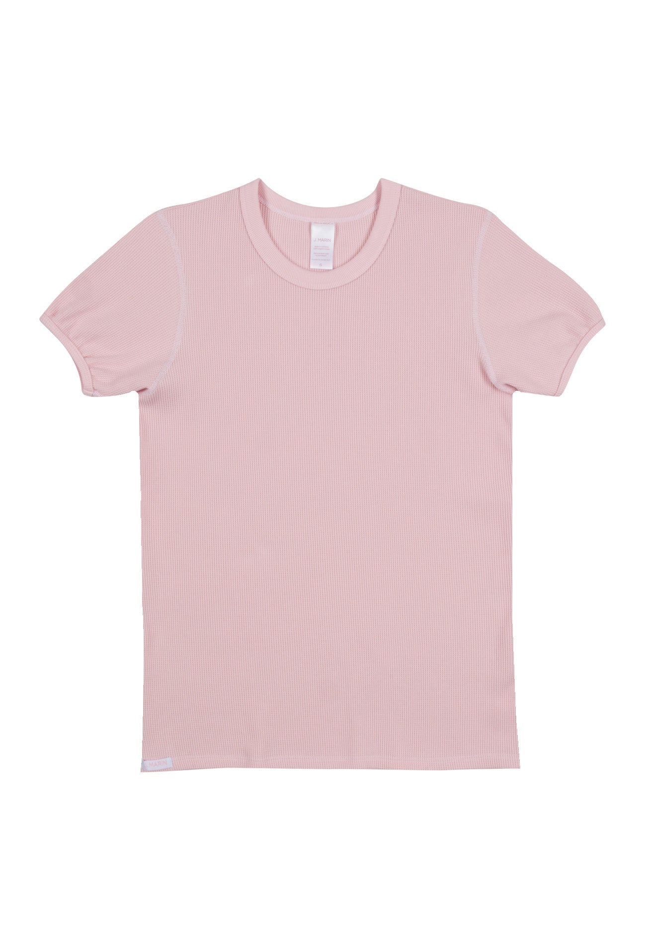 Vintage Style Classic Thermal Surplus Tee - Organic Cotton - Quartz Pink - J. Marin